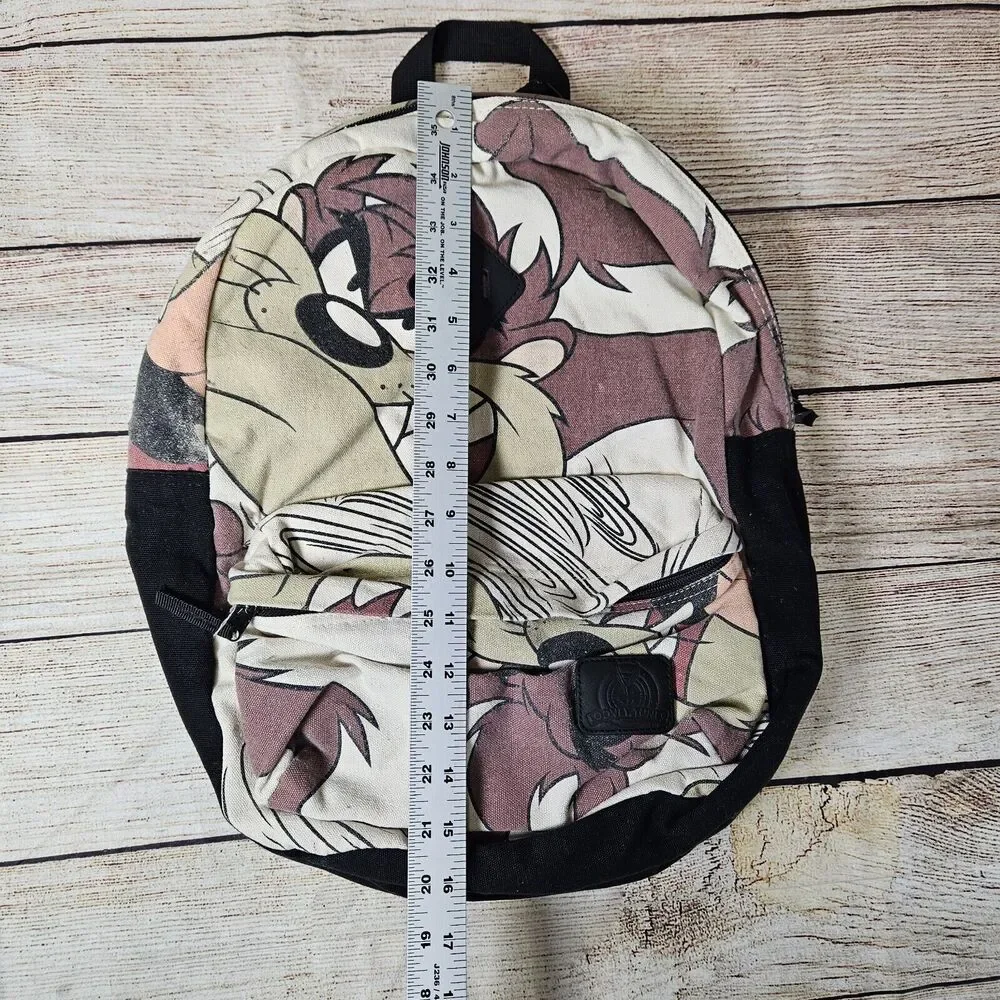 WB Looney Tunes Backpack All Over Print TAZ Book Bag
